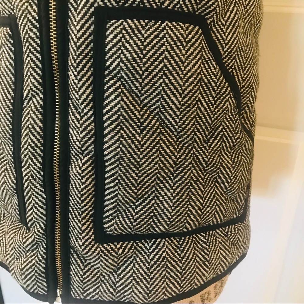 Merokeety Quilted Herringbone Puffer Jacket sz S - Picture 6 of 11